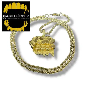 WANNA 와나 grillz jewelz 콜라보 목걸이 그리즈