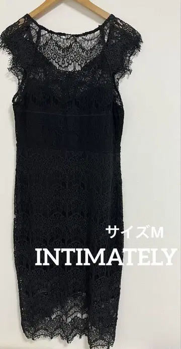 INTIMATELY free people 블랙 슬리브리스 원피스 M