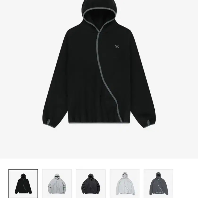 【SAN SAN GEAR】TAPED HOODIE [ASH CHARCOAL]_24FW TAPED HOODIE [ASH CHARCOAL]_24FW - SAN SAN GEAR