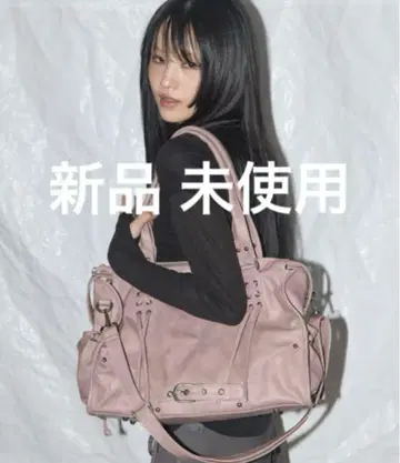 nastyfancyclub 가죽 백 핑크