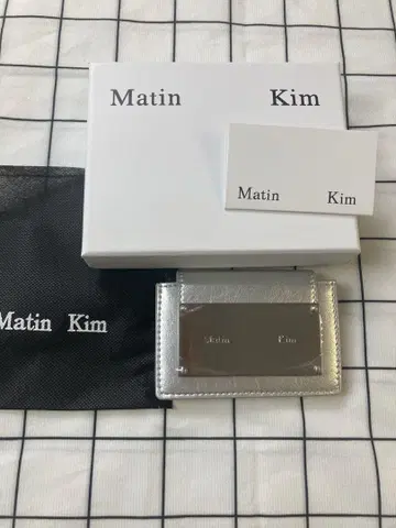 Martin Kim 실버 정품 카드 케이스 지갑