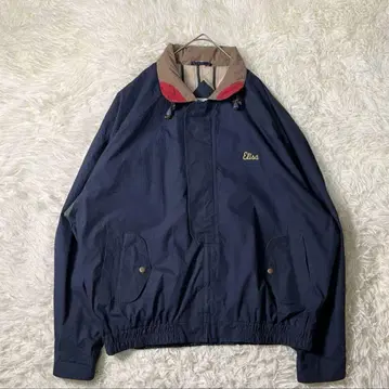 90s 나일론 블루종 미국 구제 의류 빅 자수 이벤트 자켓 XL