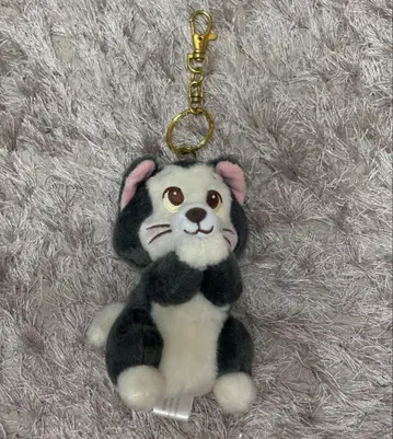 디즈니 스토어 Fluffy Cutie 피가로 플러시 키체인