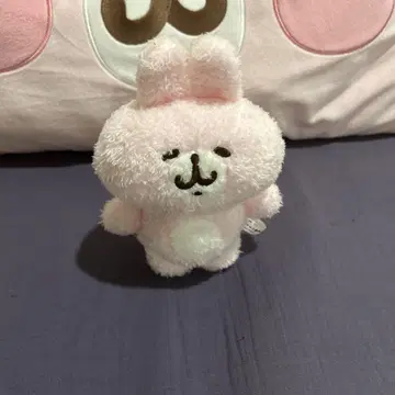 카나헤이의 핑크 토끼 봉제 인형 자립형 중고 레어