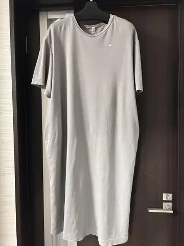 미나 페르호넨 그레이 티셔츠 원피스 반팔
