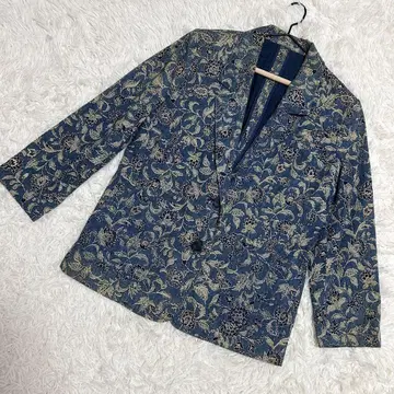 SASAKURA GENSHO 테일러드 자켓 꽃무늬 빈티지 (M)