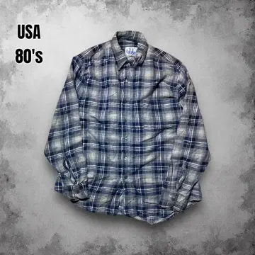 80-90s Repage 레어 빈티지 플란넬 셔츠 USA 프리넬
