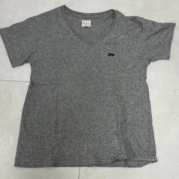 Lee 그레이 V넥 티셔츠 S