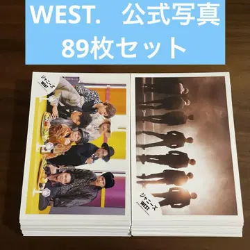 WEST. 공식 사진 89장 세트 쟈니즈 WEST