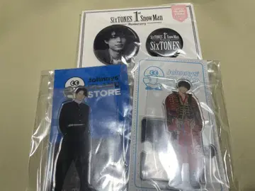 SixTONES 마쓰무라 호쿠토 아크릴 스탠드 캔뱃지
