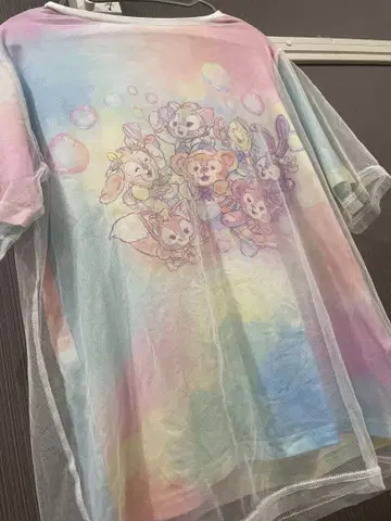 컬러풀 헝퍼니스 티셔츠 S 사이즈