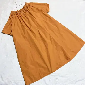 레이빔즈 * 새상품급 원피스 코튼 100% 리본 2way 개더링