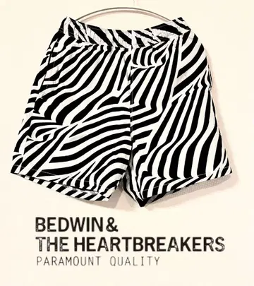 BEDWIN 제브라 패턴 숏팬츠