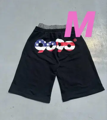 9090 90 로고 아메리칸 스웨트 쇼츠