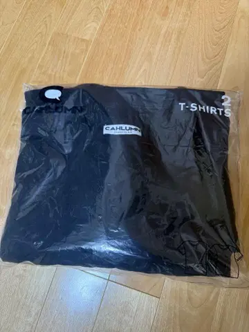 카우 라무 팩 T 블랙 2장 새상품 L