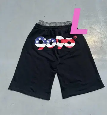 9090 90 로고 아메리칸 스웨트 쇼츠