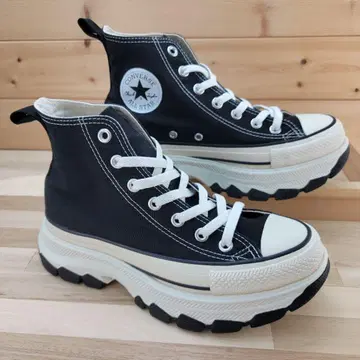 컨버스 올스타 트렉 웨이브 하이 블랙 24.5cm