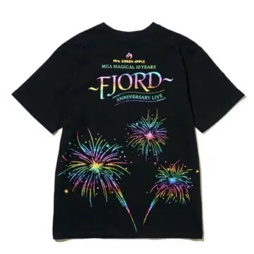 FJORD 피요르드 미세스 FJORD 기념일 티셔츠 블랙 L