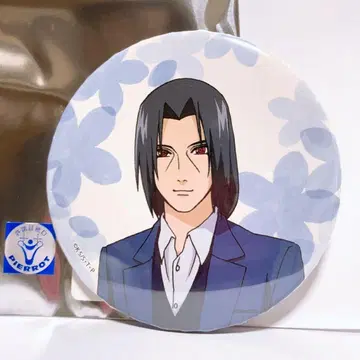 NARUTO 나루토 캔뱃지 꽃 ver. 오리지널 수트 우치하 이타치