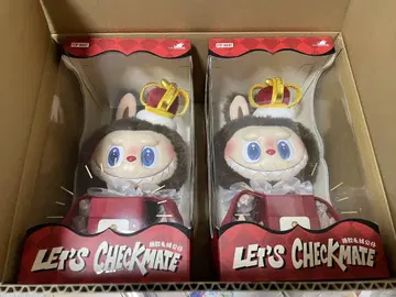 POP MART Let's Checkmate 봉제 인형 2종 세트