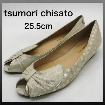 TSUMORI CHISATO 츠모리치사토 펌프스 천연 가죽 25.5cm
