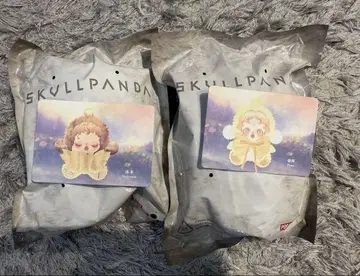 POPMART SKULLPANDA 스컬 팬더 봉제 인형 펜던트 2개
