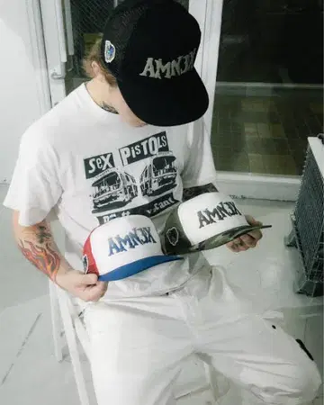 amnjx 히라모토 렌 메쉬 캡
