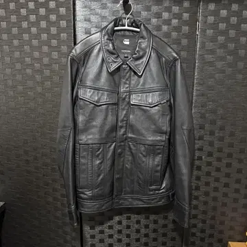 G-STAR RAW VODAN 3D 슬림 가죽 자켓 S