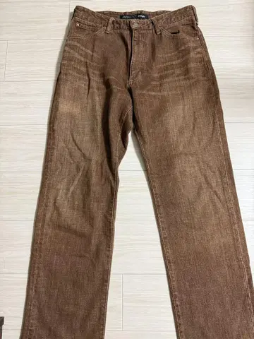 Wrangler 브라운 웨스턴 청바지 33