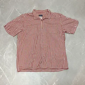 Patagonia 00s 깅엄 체크 반팔 셔츠 L 07년