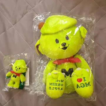 미세스 그린 애플 공식 마스코트 메멜 봉제 인형 및 키링