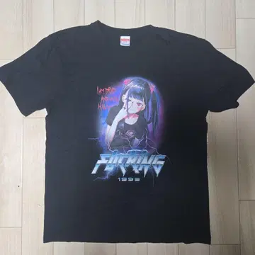 애니메이션풍 캐릭터 티셔츠 1993년 y2k
