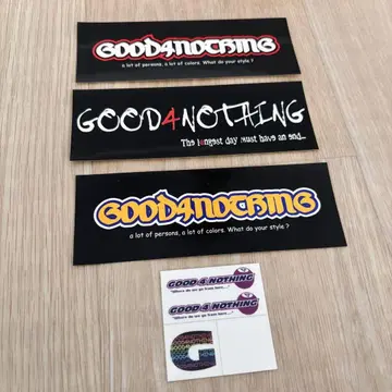 GOOD4NOTHING 스티커 굿포 밴딩 스티커