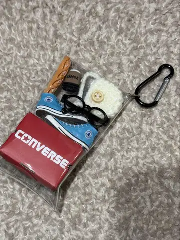 가챠 파우치 캡슐 토이 스카이블루 CONVERSE 컨버스 뉴에라
