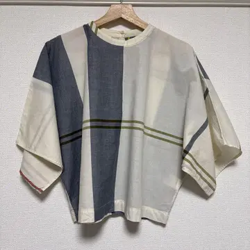 가격 인하 팔라스 팰리스 체크 블라우스