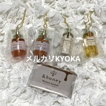 &honey 미니어처 키링 가챠 샴푸 린스