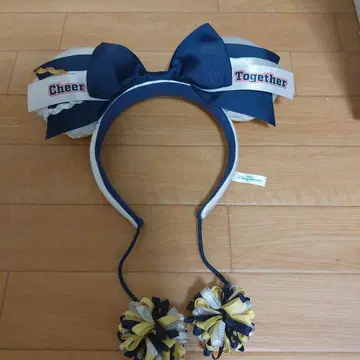 머리띠 Cheer Together 폼폼 포함
