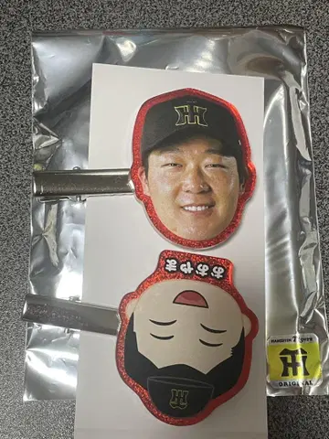 한신 타이거즈 오야마 유스케 시크릿 라메 헤어 클립