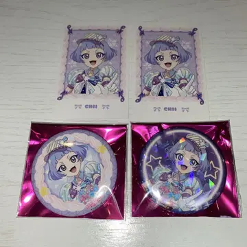 아이프리 치이 amocafe 캔뱃지 & 프리파샤 4종 세트