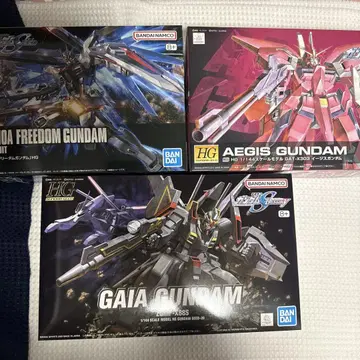HG1/144 프리덤 건담 이지스 건담 가이아 건담