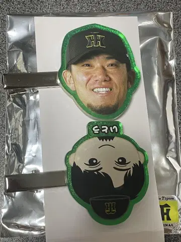 한신 타이거즈 이토 마사시 시크릿 라메 헤어 클립