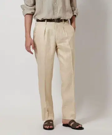 44 새상품 25ss UNITED ARROWS 린넨 트윌 릴랙스 테이퍼
