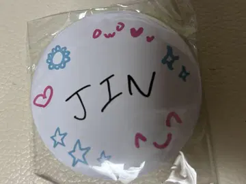BTS JIN 진 RUNSEOKJIN 캡슐 토이 캔뱃지