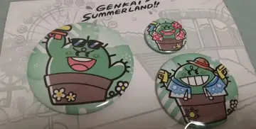 GENKAI SUMMERLAND 캔뱃지 3개 세트 구치츠보