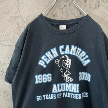 PENN CAMBRIA 재규어 분위기 만점 스쿨 티셔츠