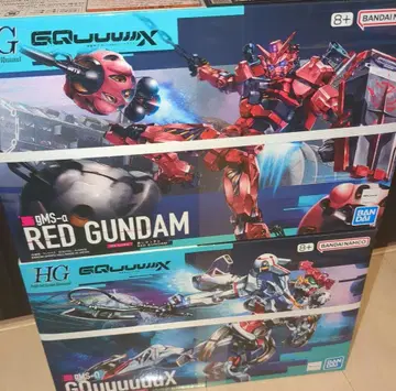 HG 1/144 GQuuuuuuX + 빨간색 건담