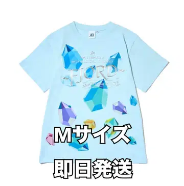 Mrs. GREEN APPLE FJORD 크리스탈 티셔츠 라이트 블루