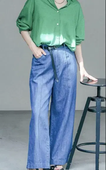Elura 썸머 와이드 데님 L 사이즈