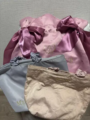 maison de FLEUR 리본 포함 토트백 외 3개 세트