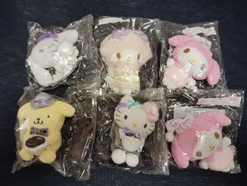 산리오 복권 봉제 인형 6개 세트